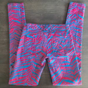 TRIPPNYC PINK “ZEBRA T-BACK JEAN”